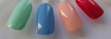 Essie - Mint candy apple, Lapis of luxury, A crewed interest, Lacquered up