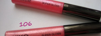 Сияющие блески для губ Kiko Make Up Milano Super Gloss 106, 116