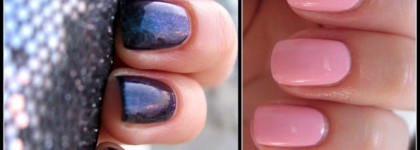 Аметистовый Flormar Supershine Miracle #U33 и Розовый крем Flormar Supershine #29