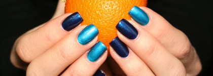 Двойной маникюр с Essence color&go #76 и #24