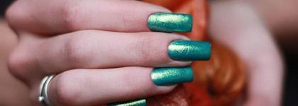 EL Corazon Active Bio-gel 423/573 "Magic sparkling seа" + nail-art