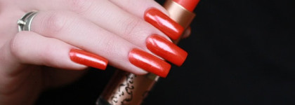 Лак EL Corazon Active Bio-gel #423/561 Magic tail kamet и помада  EL Corazon серии люкс #21