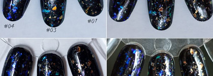 Golden Rose 3D Glaze top coat #01, #03, #04