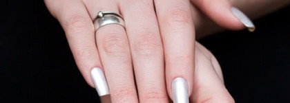 Golden Rose Rich color #01 "бэлый пэрламутр"