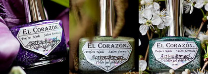 EL Corazon Active Bio-gel Color gel polish Fenechka #423/140, #423/134,  #423/136