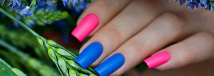 Лаки El Corazon "Matte Effect" Neon Nail Polish - #146 и #144