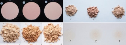 9 оттенков пудры El Corazon professional compact powder #1, #2, #3, #4, #5, #6, #7, #8, #9