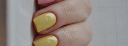 China glaze nail polish: Lemon fizz #871, Something sweet #862