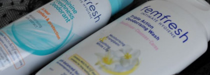 Femfresh Intimate Hygiene Feminine freshness deodorant & Femfresh  Intimate Hygiene  Triple action deodorising wash