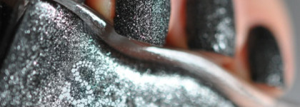 Konad Sandy Nail Polish, Very Deep Silver