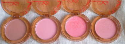 Две пары румян от Eva  01, 04, 05, 07