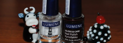 Маленькие лаки для ногтей от Lumene (Gloss & Care)