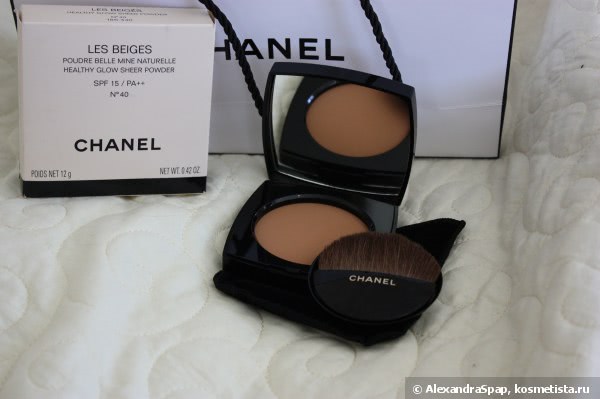 Chanel Les Beiges Healthy Glow Sheer Powder SPF 15/PA++ № 40, Отзывы  покупателей