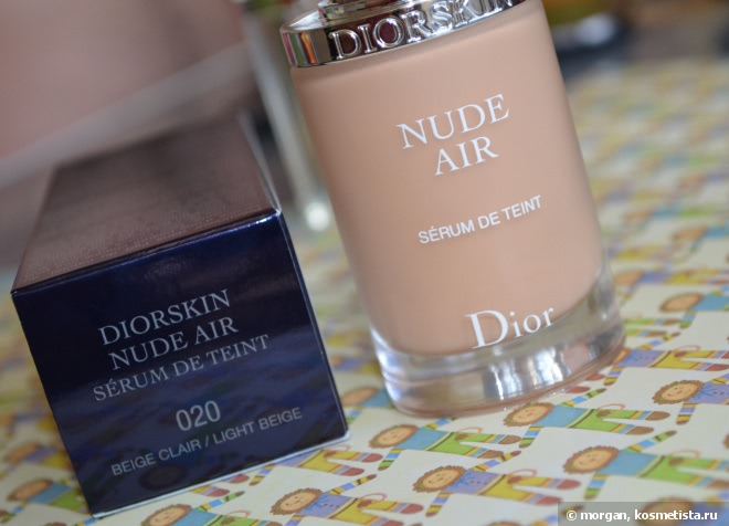 Diorskin Nude Air Ultra-Fluid Serum Foundation Spf25- PA++ #010 Ivory, #020 Light Beige