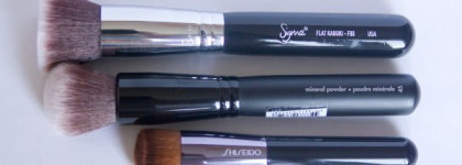 Мои кисти для тональной основы: Shiseido, Sephora, Sigma