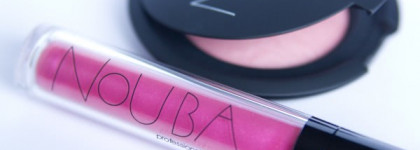 Nouba Lipshine Volume #86 и Nouba Blush on Bubble #55