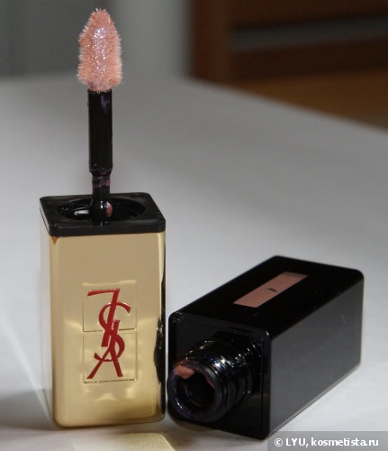 Стойкая помада-блеск YSL Rouge Pur Couture Vernis a Levres №101