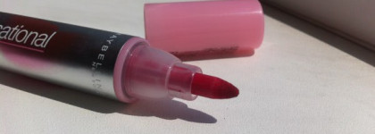 Помады - фломастеры: Maybelline New York Color Sensational и Lumene Lingonberry