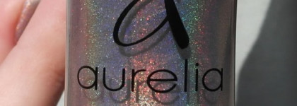 Радуга на ногтях с Aurelia 101 - Искрящееся серебро