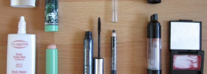 Моя косметичка и повседневный макияж, сделанный с помощью ее содержимого