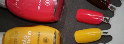 Мои лаки от Maybelline