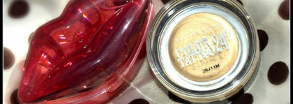 Мои бюджетные радости - блеск для губ H&M Kiss Kiss и тени Maybelline Color tattoo 05 Eternal gold