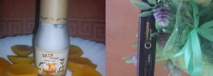 Матовая кожа с сывороткой Peach Sake Pore Serum от Skinfood и натуральный взгляд с тушью для ресниц 5-в-1 "Очевидный эффект" от Oriflame