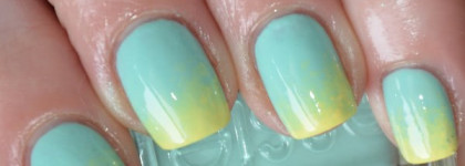 Четыре лака - четыре маникюра, или Как я осваивала градиент (Essie #19, 20, 99, Orly Lemonade)