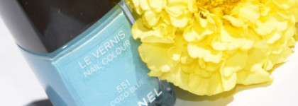 Самые летние: Chanel le vernis 551 Coco Blue, 577 Mimosa, 549 Distraction