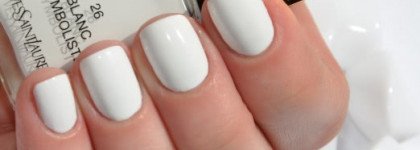 "Белый" пост: YSL La Laque Couture #26 Blanc Symboliste