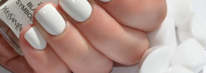 "Белый" пост: YSL La Laque Couture #26 Blanc Symboliste