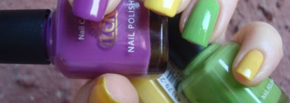 Яркие конфетки или лак для ногтей LCN №329, 234, 136