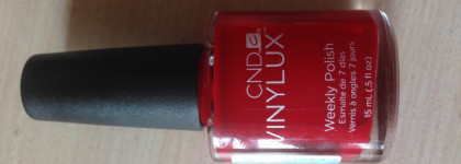 Мои лаки CND Vinylux оттенки masquerade #130  и  wildfire#158