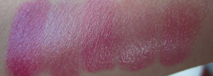 Коллекция помад "Power shine" от Oriflame(оттенки Trendy Berry, Golden Clover, Pink bloom, Gold, Pink punch)