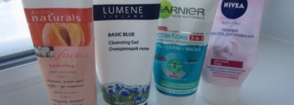 Мои ежедневные очистители от Lumene, Garnier, Nivea, Avon