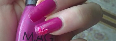 Хочется уже лета или два мои  M.a.g Nail Polish № 014 и L'ambre Noir Nail Enamel № 013