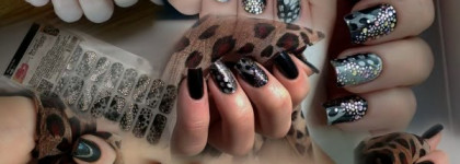 Готовый маникюр от El Corazon.Bling nail Skin Kbns 17