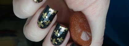 Готовый маникюр от El Corazon.Bling nail Skin Kbns-34