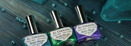 EL Corazon Active Bio-gel Color gel polish. Коллекция "Bird of happiness"