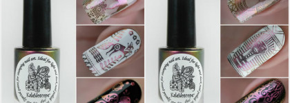 Kaleidoscope by El Corazon. Дуохромная лак-краска для стемпинга №stm-№stm 59,60