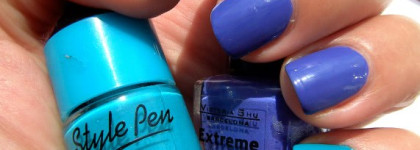 Проба двухцветного маникюра. И что из этого вышло