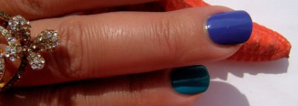 Проба двухцветного маникюра. И что из этого вышло