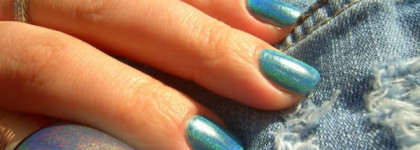 Весеннее небо с голографиком  Dance Legend New Prism № 11