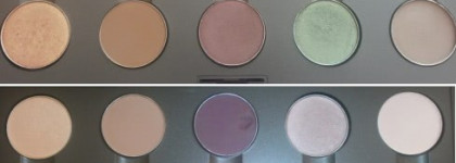 Моя палетка Mac.  Eye Shadow Pro Refill Pan Sketch & Humid