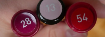 Korres. Raspberry Antioxidant Liquid Lipstick Trio. #13, #28, #54