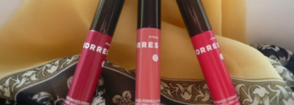 Korres. Raspberry Antioxidant Liquid Lipstick Trio. #13, #28, #54