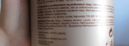 Моя спасительница - маска Londacare Hair Rebuilder Panthenol Treatment от Londa