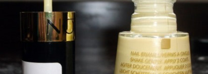 Revlon Nail Enamel #42 Sunshine Sparkle и Умная Эмаль Супер матовое покрытие