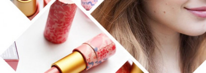 Зефирка от tarte. Губная помада Amazonian Butter Lipstick #Golden Pink