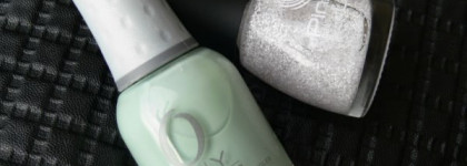 Отголоски лета: Orly "Jealous, much?" @ Pink Up "Top Point White"